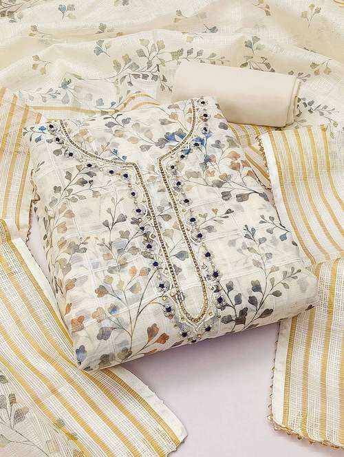 women printed unstitched suit set with dupatta - 21744079 - Standard Image - 0