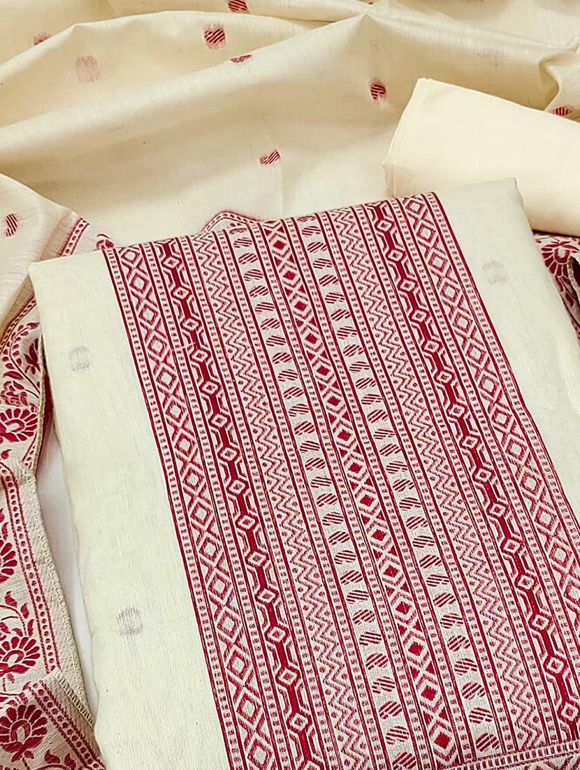women self design unstitched suit set with dupatta - 21744082 -  Standard Image - 1