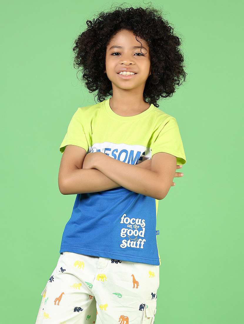 light green cotton single jersey tshirt - 21744139 - Standard Image - 1