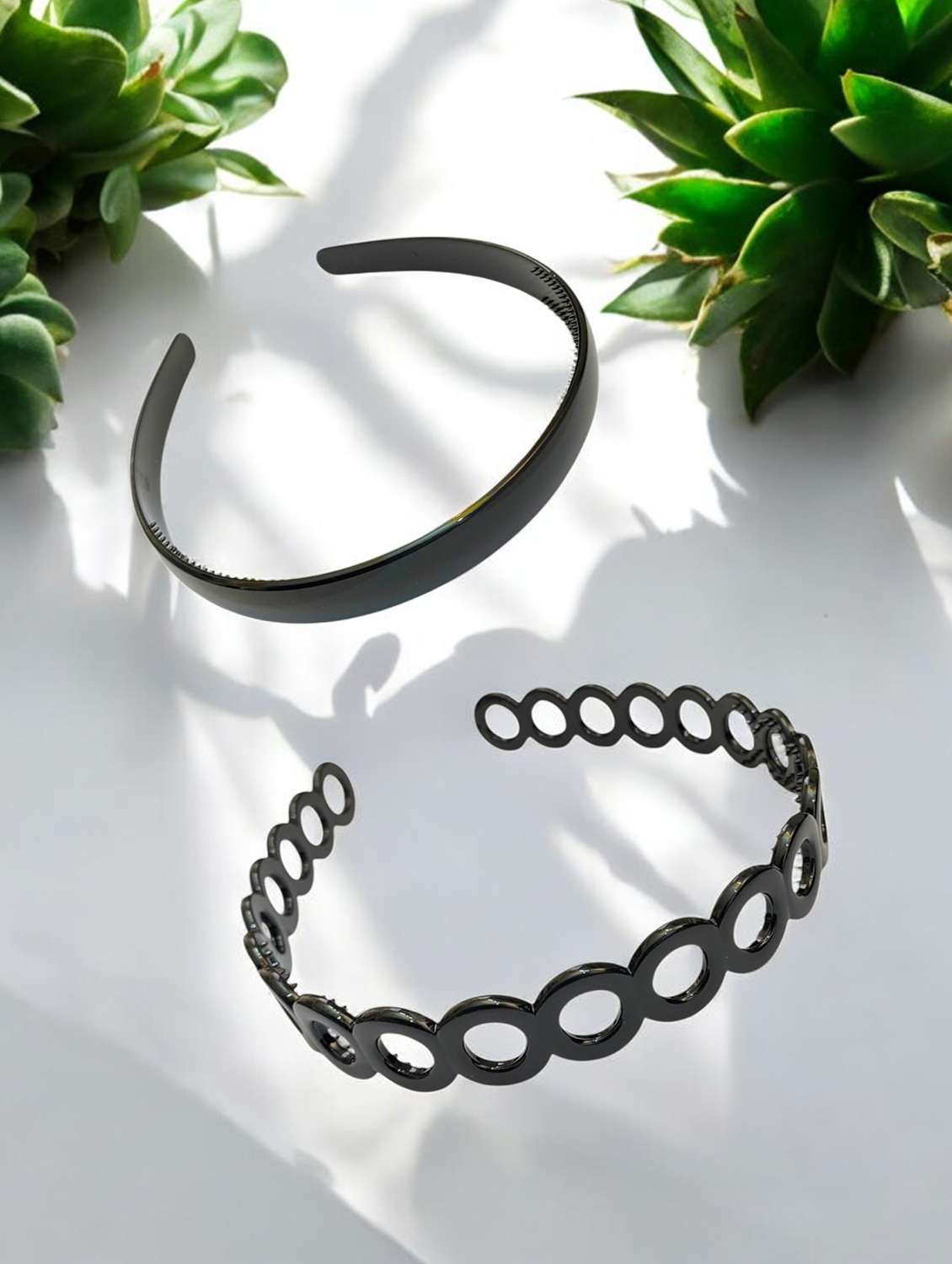 women solid plastic hairband combo - 21745407 -  Standard Image - 1