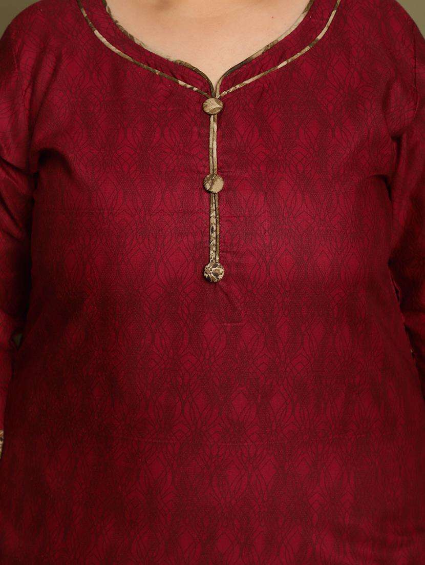 women printed plus size kurta salwar with dupatta set - 21745735 -  Standard Image - 1