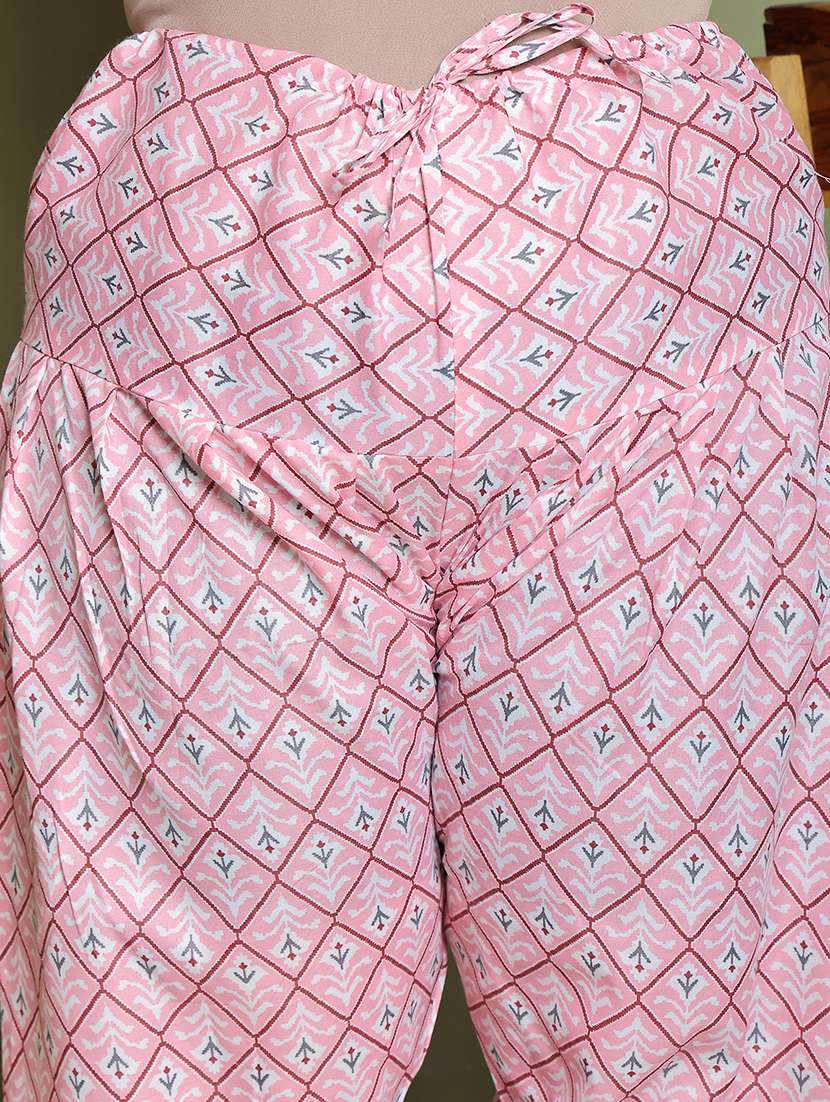 women printed plus size kurta salwar with dupatta set - 21745742 -  Standard Image - 4