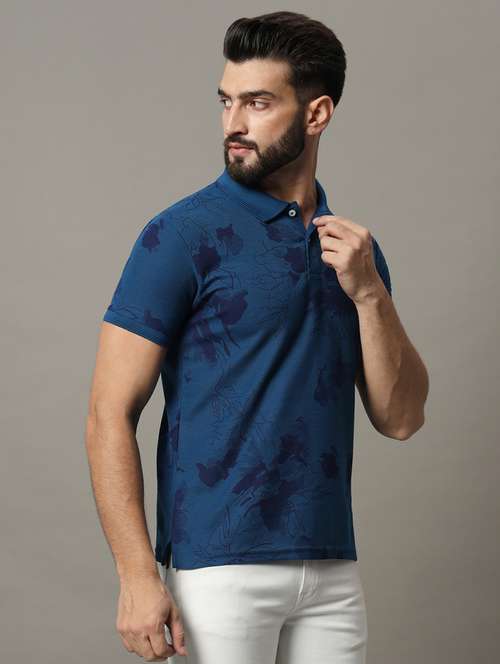 men short sleeves printed polo t-shirt - 21745837 -  Standard Image - 0