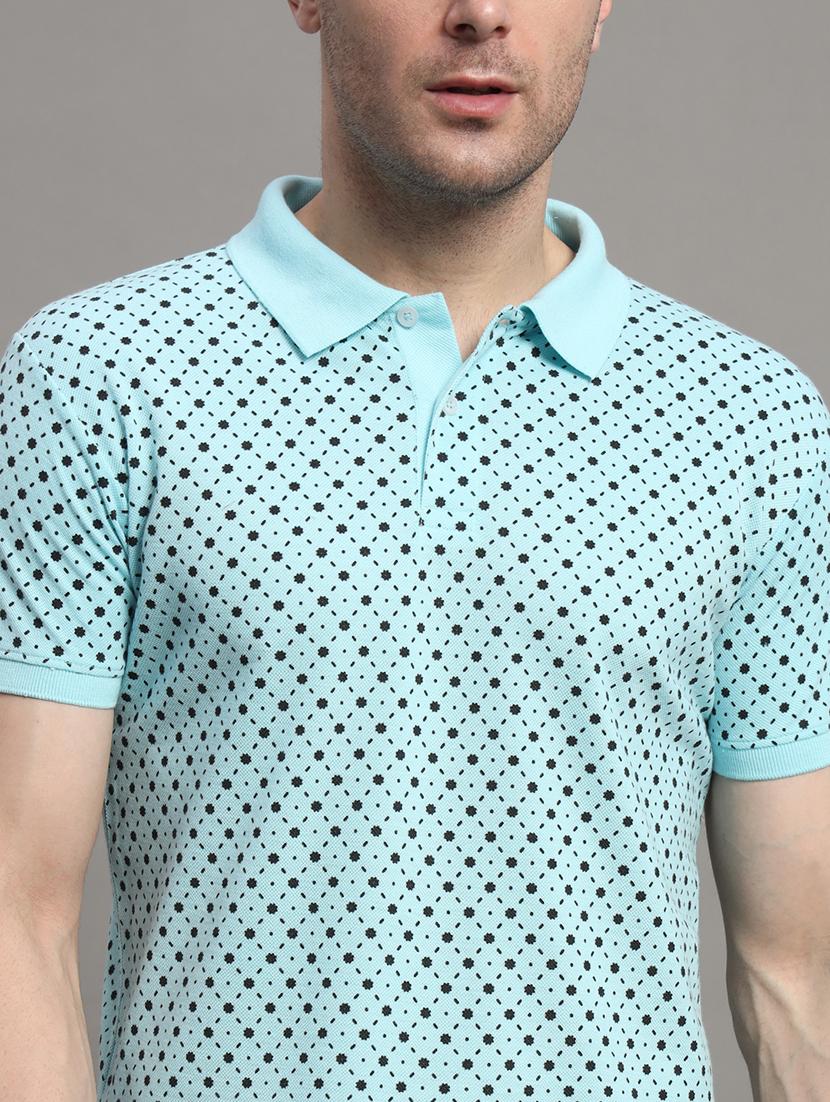 men short sleeves printed polo t-shirt - 21745845 - Standard Image - 4