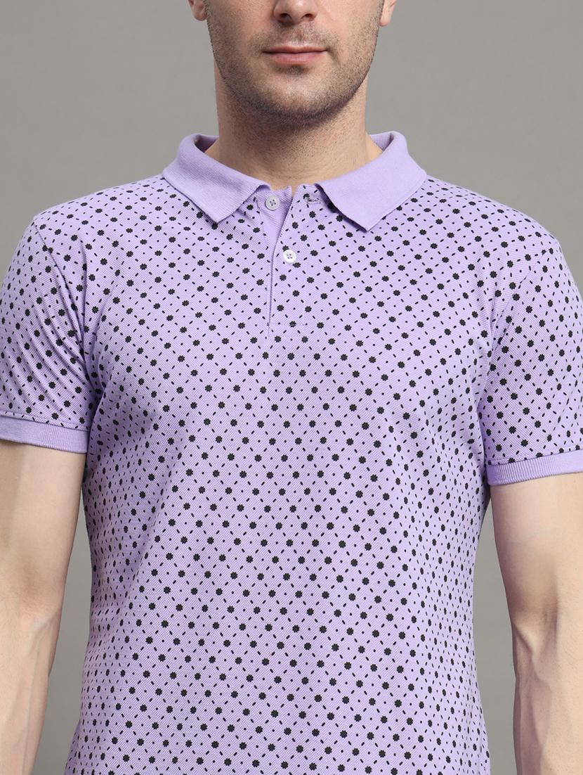 men short sleeves printed polo t-shirt - 21745846 - Standard Image - 4