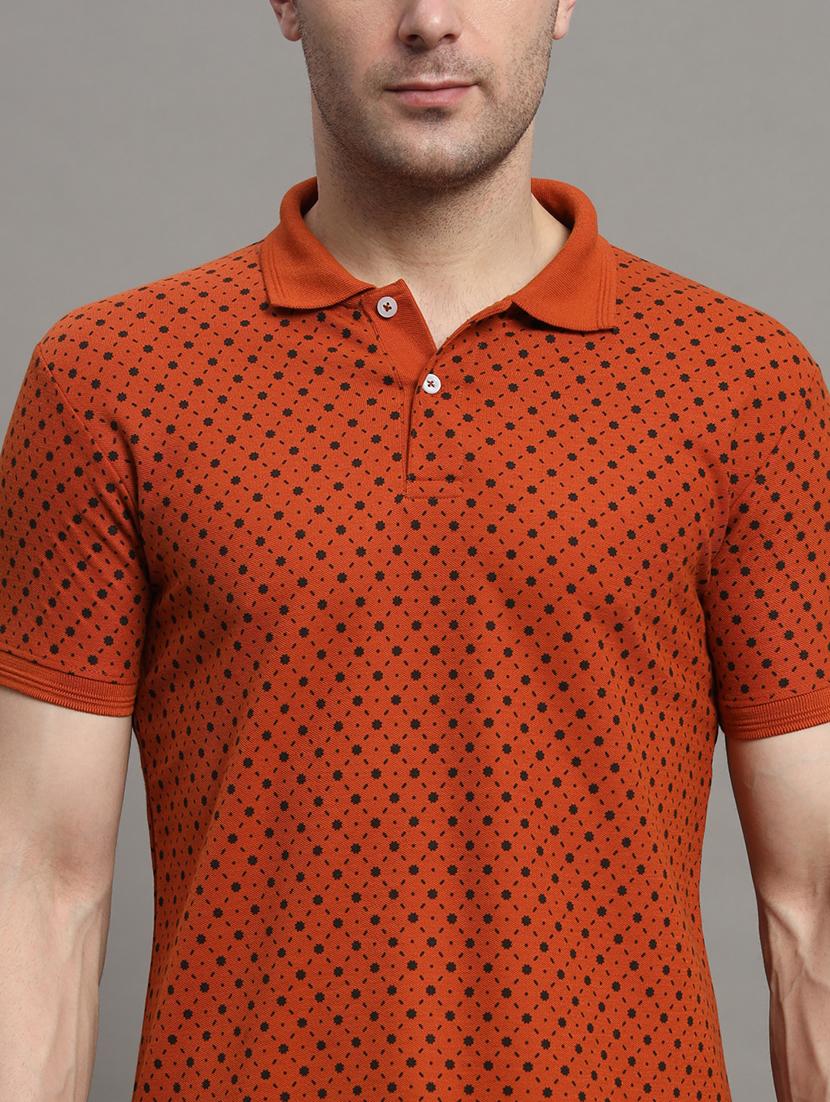men short sleeves printed polo t-shirt - 21745851 - Standard Image - 4