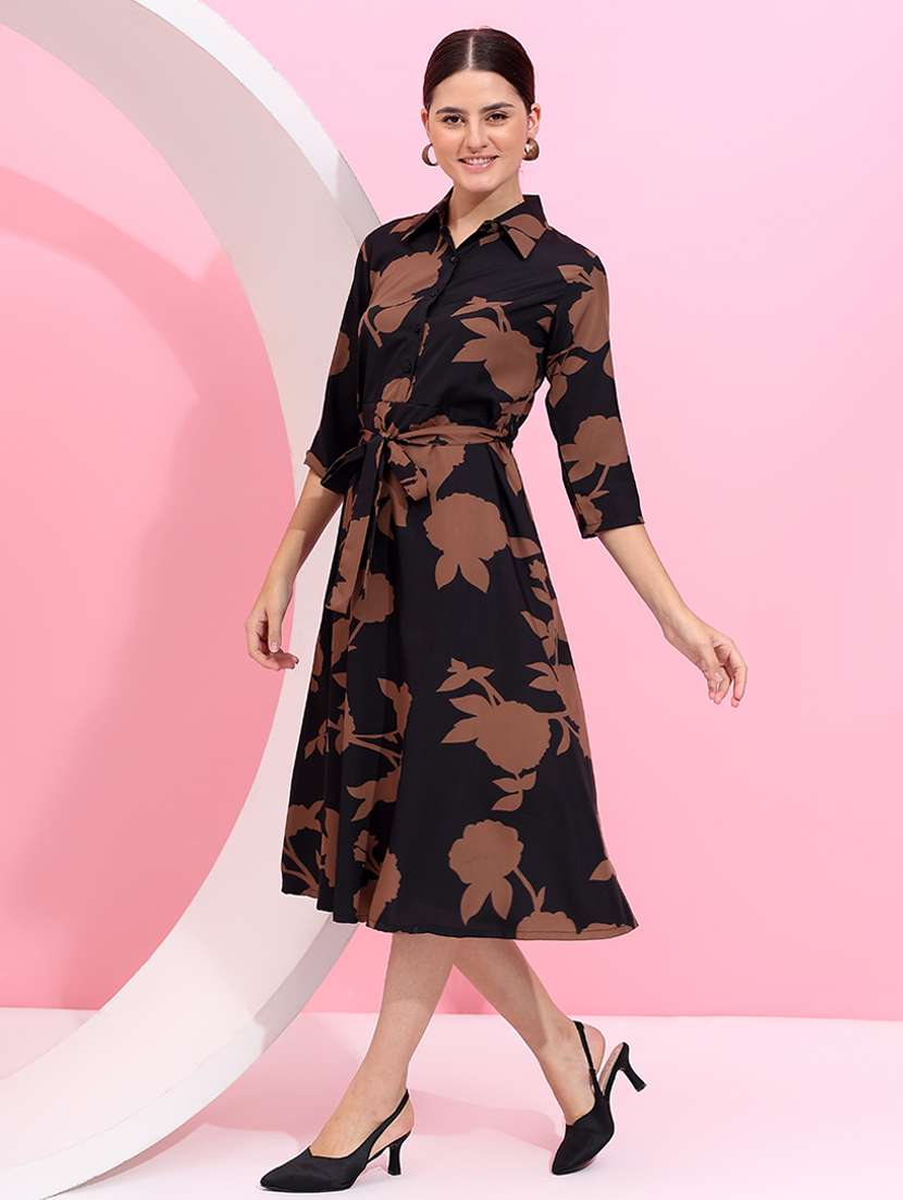 women floral print shirt dress - 21745883 -  Standard Image - 1