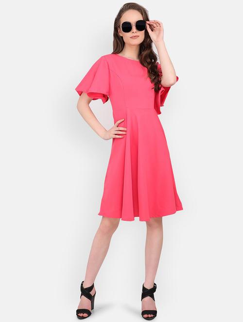 women solid a-line dress - 21745921 - Standard Image - 0