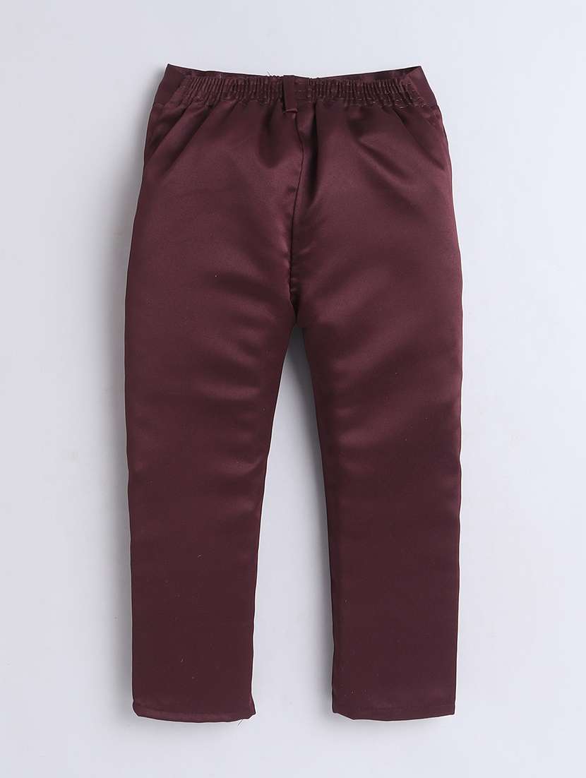 boys embroidered long sleeve suit set - 21745946 -  Standard Image - 4