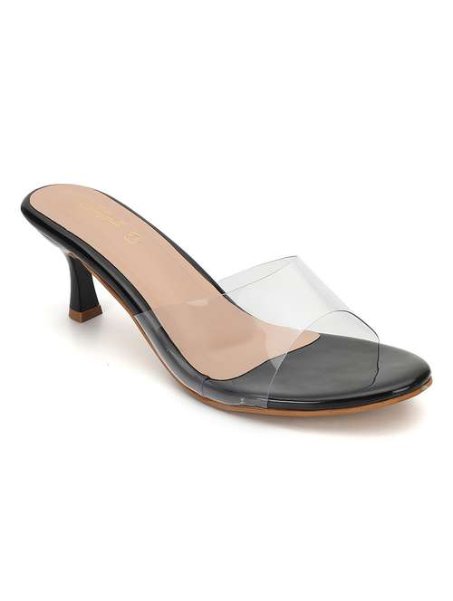 women transparent slip on sandal - 21745974 -  Standard Image - 0