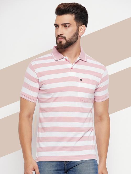 men short sleeves striped polo t-shirt - 21745987 -  Standard Image - 0