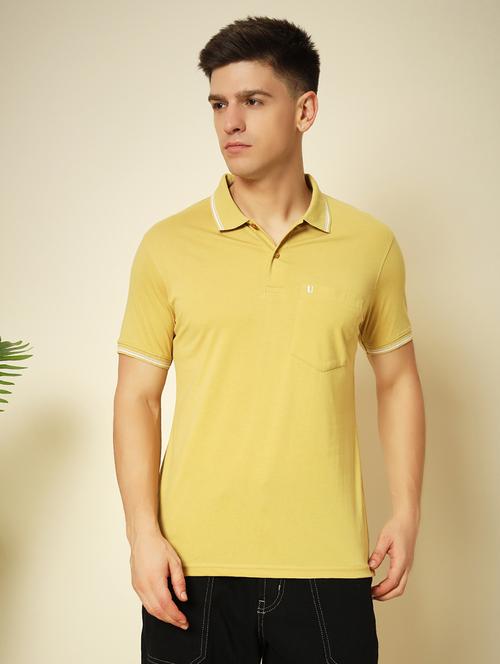 men short sleeves plain polo t-shirt - 21746006 - Standard Image - 0