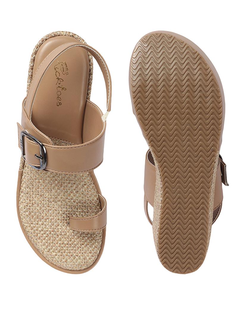 women solid one toe platforms sandal - 21746032 - Standard Image - 4