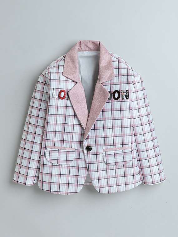 boys checkered three piece suit set - 21746328 -  Standard Image - 1