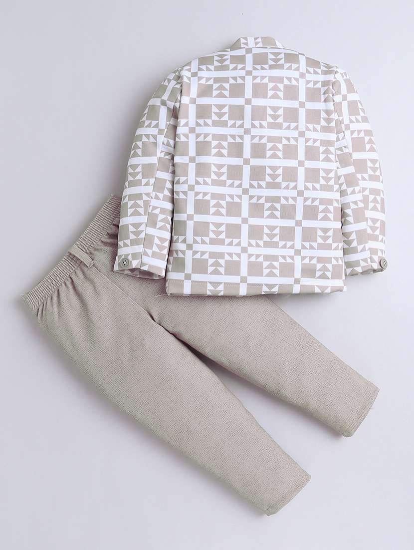 boys printed two piece suit set - 21746331 -  Standard Image - 1