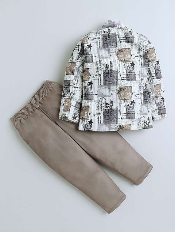 boys printed two piece suit set - 21746338 -  Standard Image - 1