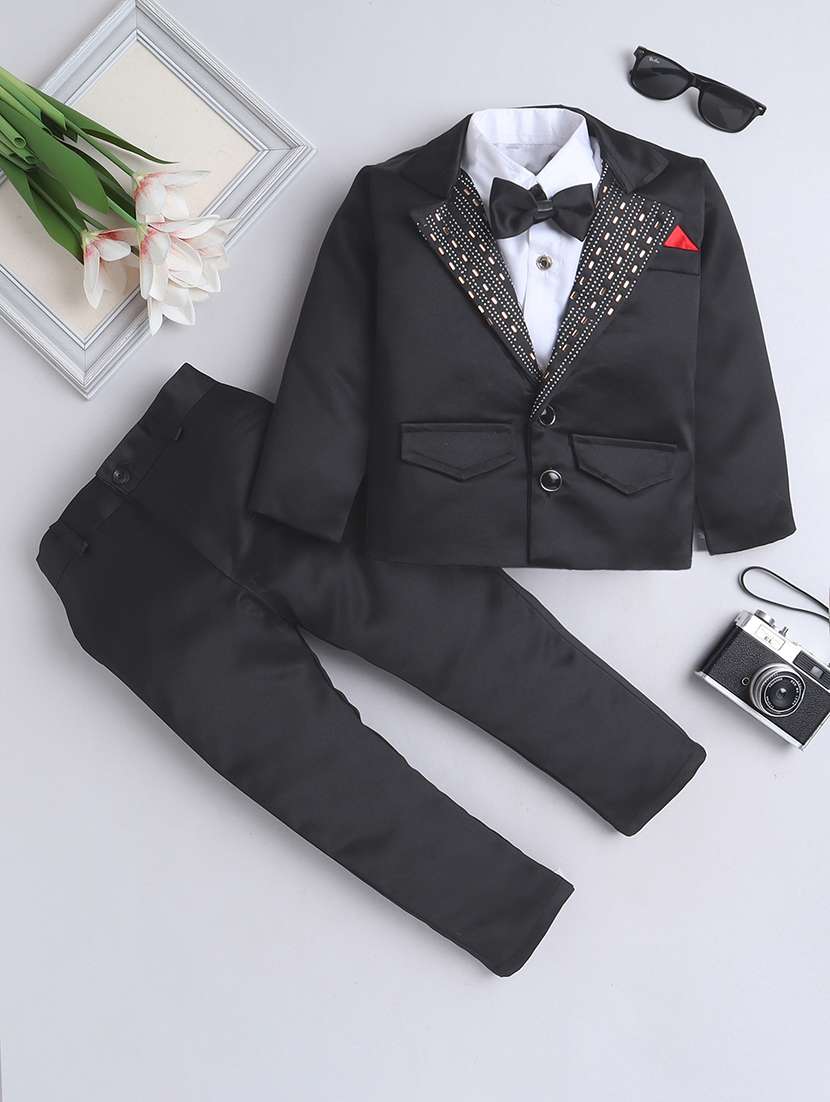 boys embellished two piece suit set