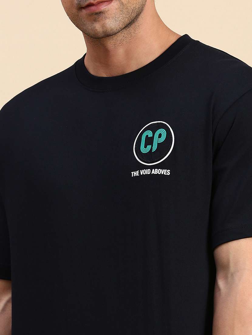 men short sleeves front & back print t-shirt - 21746588 - Standard Image - 4