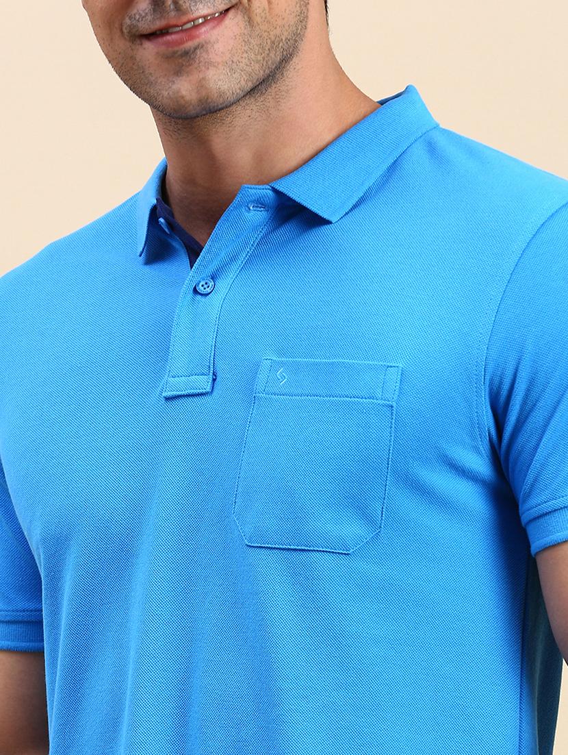 men solid short sleeves polo t-shirt - 21746589 - Standard Image - 4