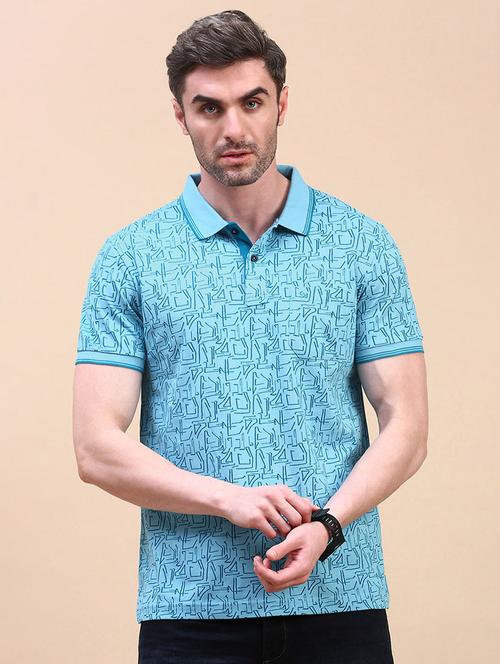 men short sleeves printed polo t-shirt - 21746602 - Standard Image - 0