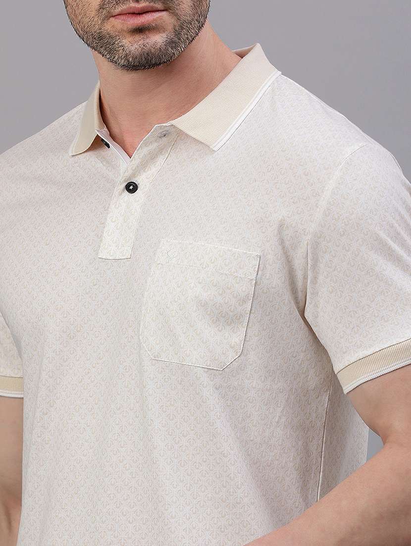 men short sleeves printed polo t-shirt - 21746607 -  Standard Image - 4