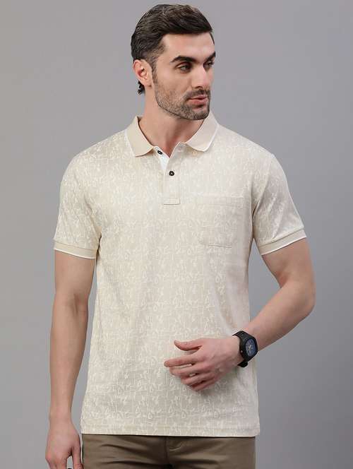 men short sleeves printed polo t-shirt - 21746609 - Standard Image - 0