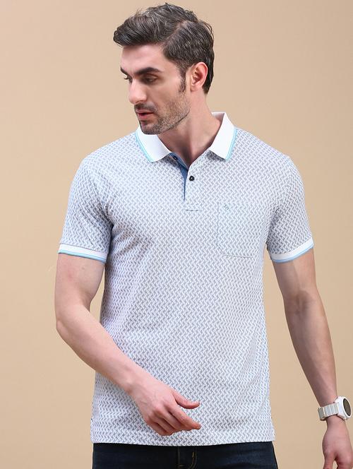 men short sleeves printed polo t-shirt - 21746611 - Standard Image - 0
