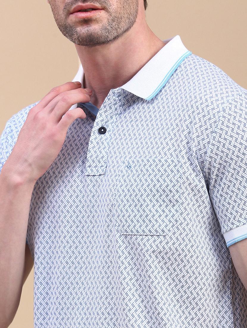 men short sleeves printed polo t-shirt - 21746611 - Standard Image - 4