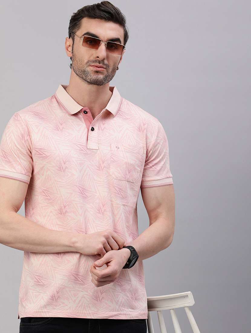 men short sleeves printed polo t-shirt - 21746614 -  Standard Image - 1