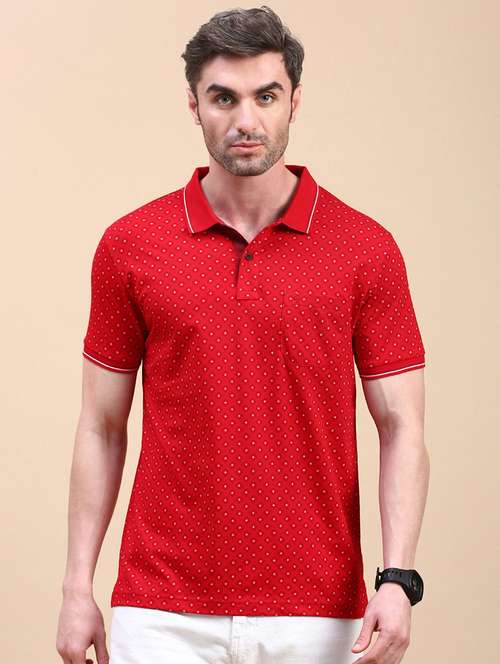 men short sleeves printed polo t-shirt - 21746616 - Standard Image - 0