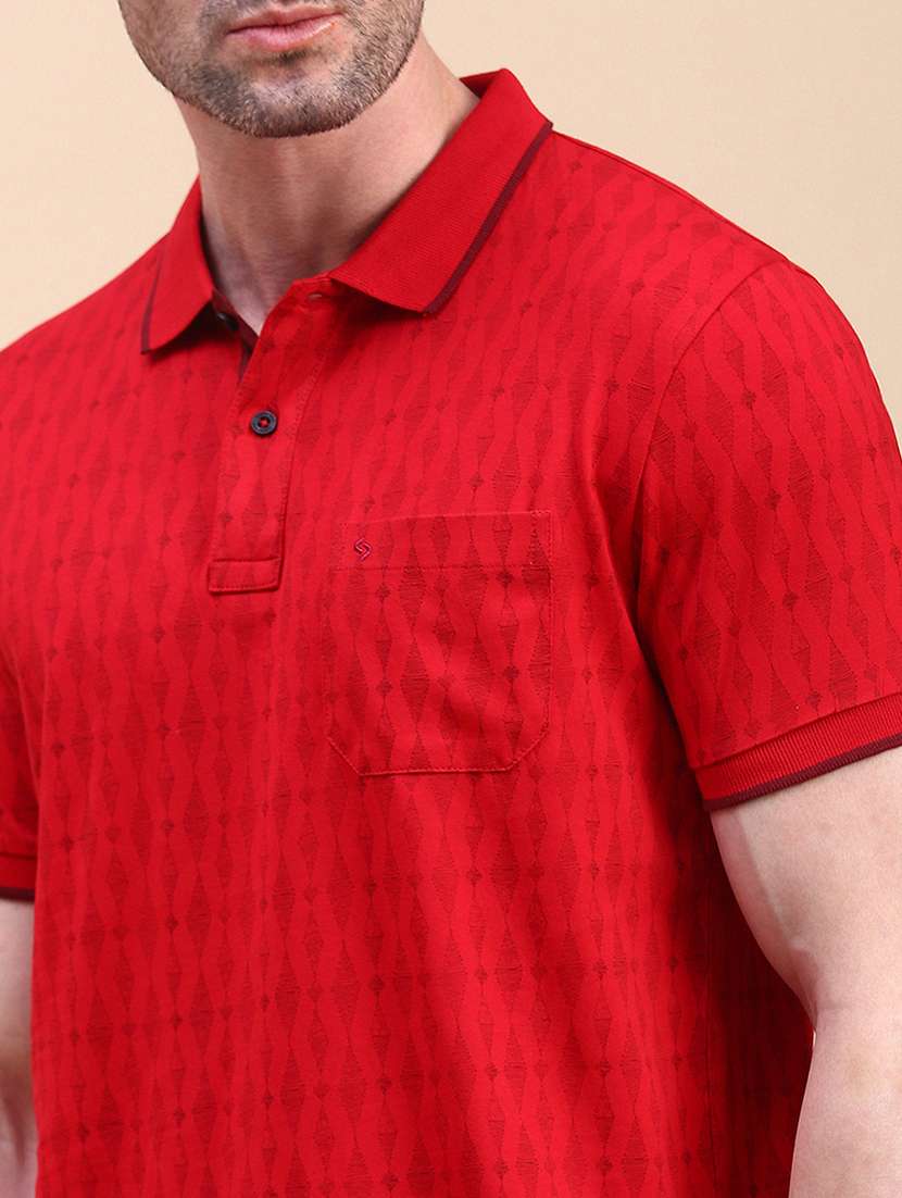 men short sleeves printed polo t-shirt - 21746618 - Standard Image - 4