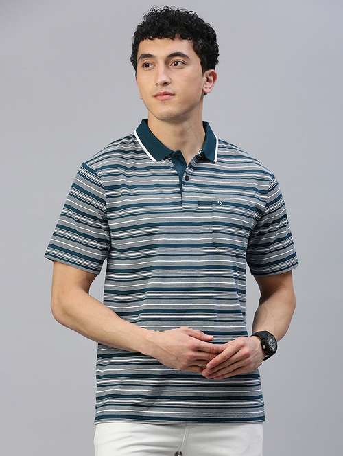 men printed short sleeves polo t-shirt - 21746627 -  Standard Image - 0