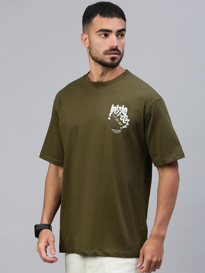 men short sleeves front & back print t-shirt - 21746629 -  Standard Image - 1