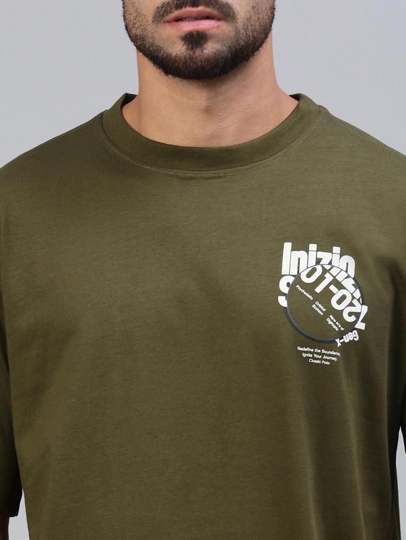 men short sleeves front & back print t-shirt - 21746629 - Standard Image - 4