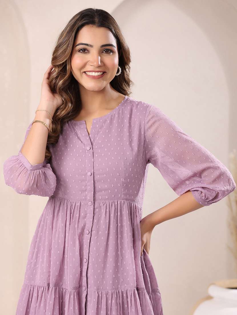 women self design tiered tunic - 21746758 -  Standard Image - 4