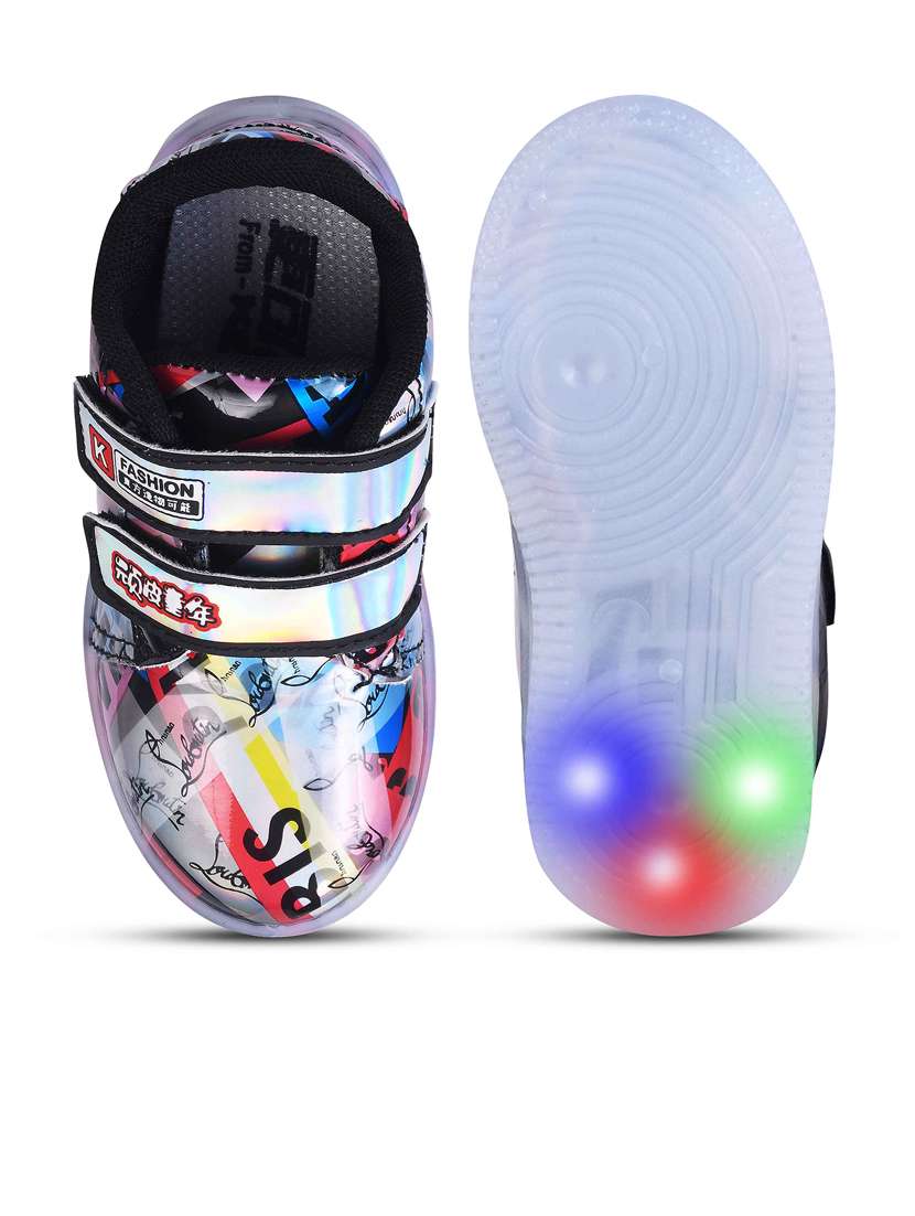 kids led shoes with velcro closure  - 21746930 -  Standard Image - 4