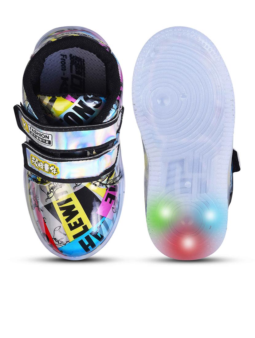 kids led shoes with velcro closure - 21746931 - Standard Image - 4