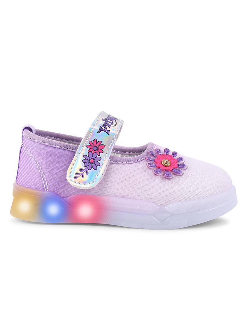 girls printed slip on velcro sandal - 21746939 - Standard Image - 4