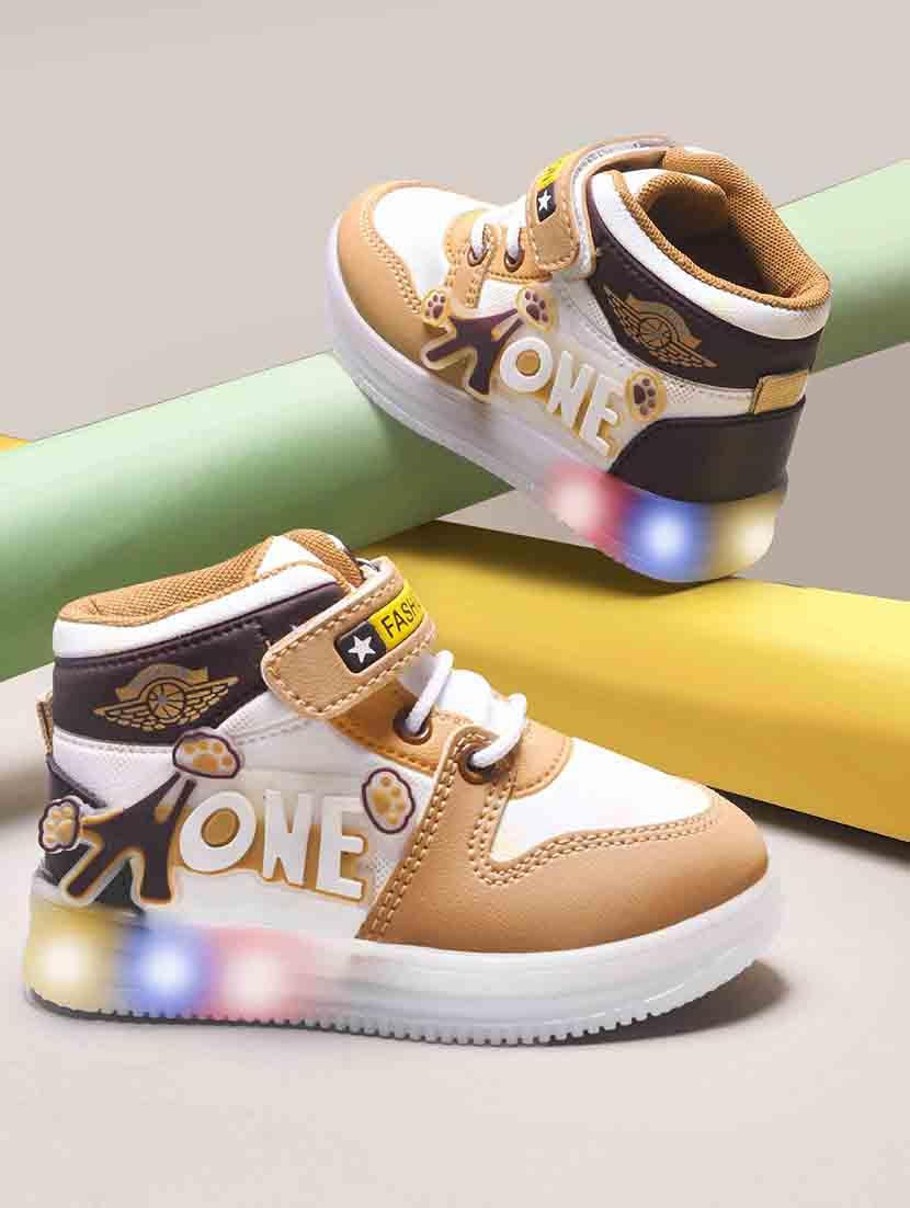 kids led shoes with velcro closure - 21746946 - Standard Image - 1