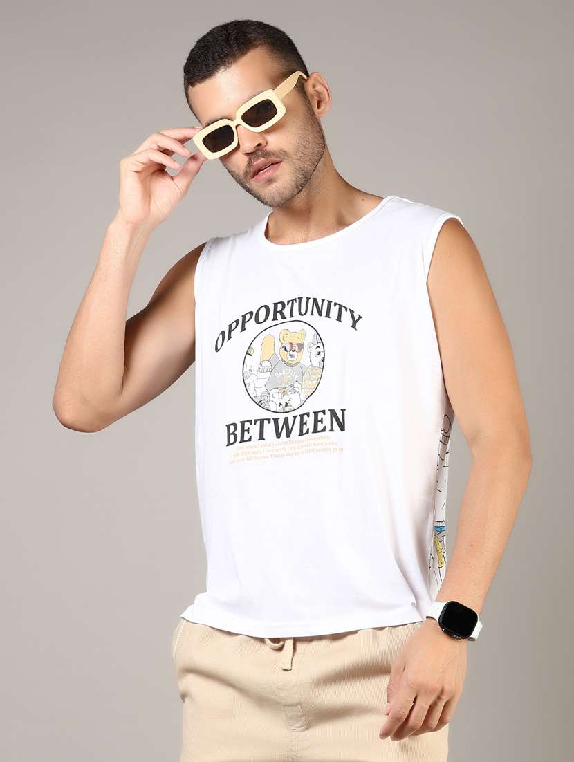 men front & back print round neck regular fit t-shirt - 21747472 -  Standard Image - 1