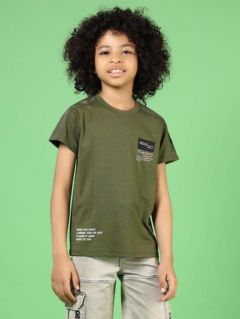 boys printed short sleeve regular fit t-shirt - 21747503 -  Standard Image - 1