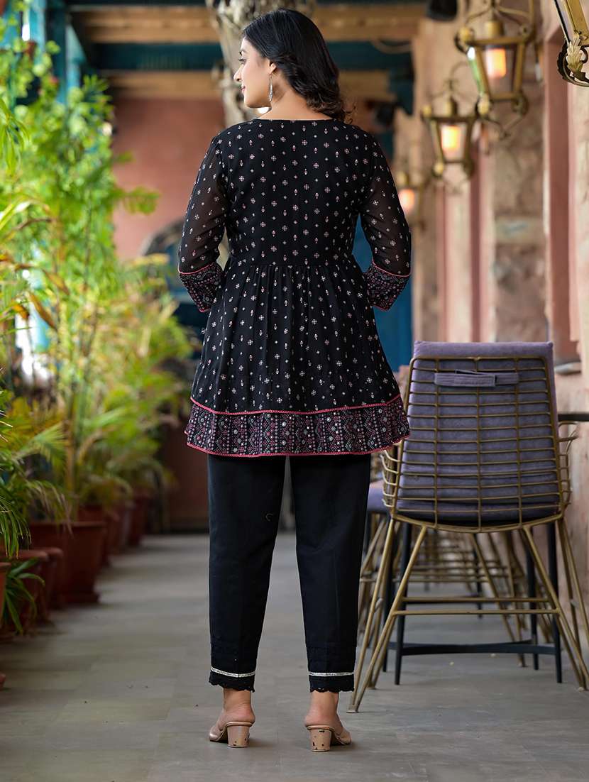 women floral print a-line tunic - 21747855 -  Standard Image - 4