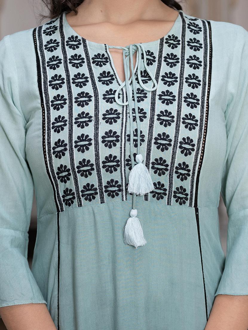 women embroidered tiered tunic - 21747862 - Standard Image - 4