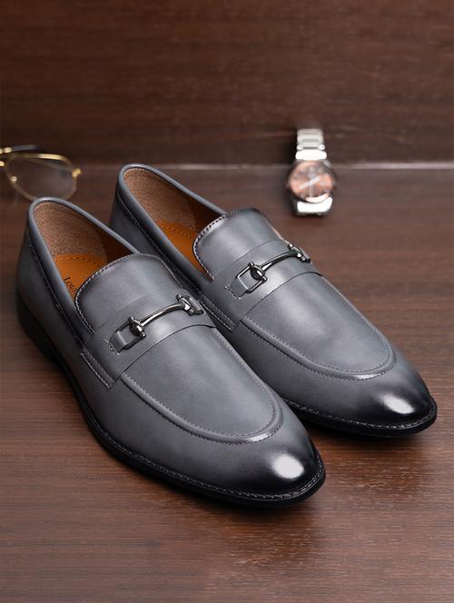 men grey slip on loafer - 21747887 -  Standard Image - 0