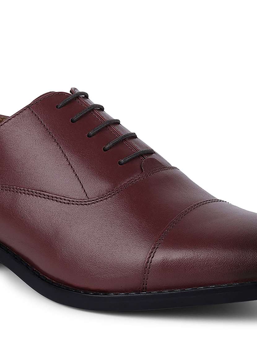 men solid lace-up oxfords - 21748064 -  Standard Image - 4