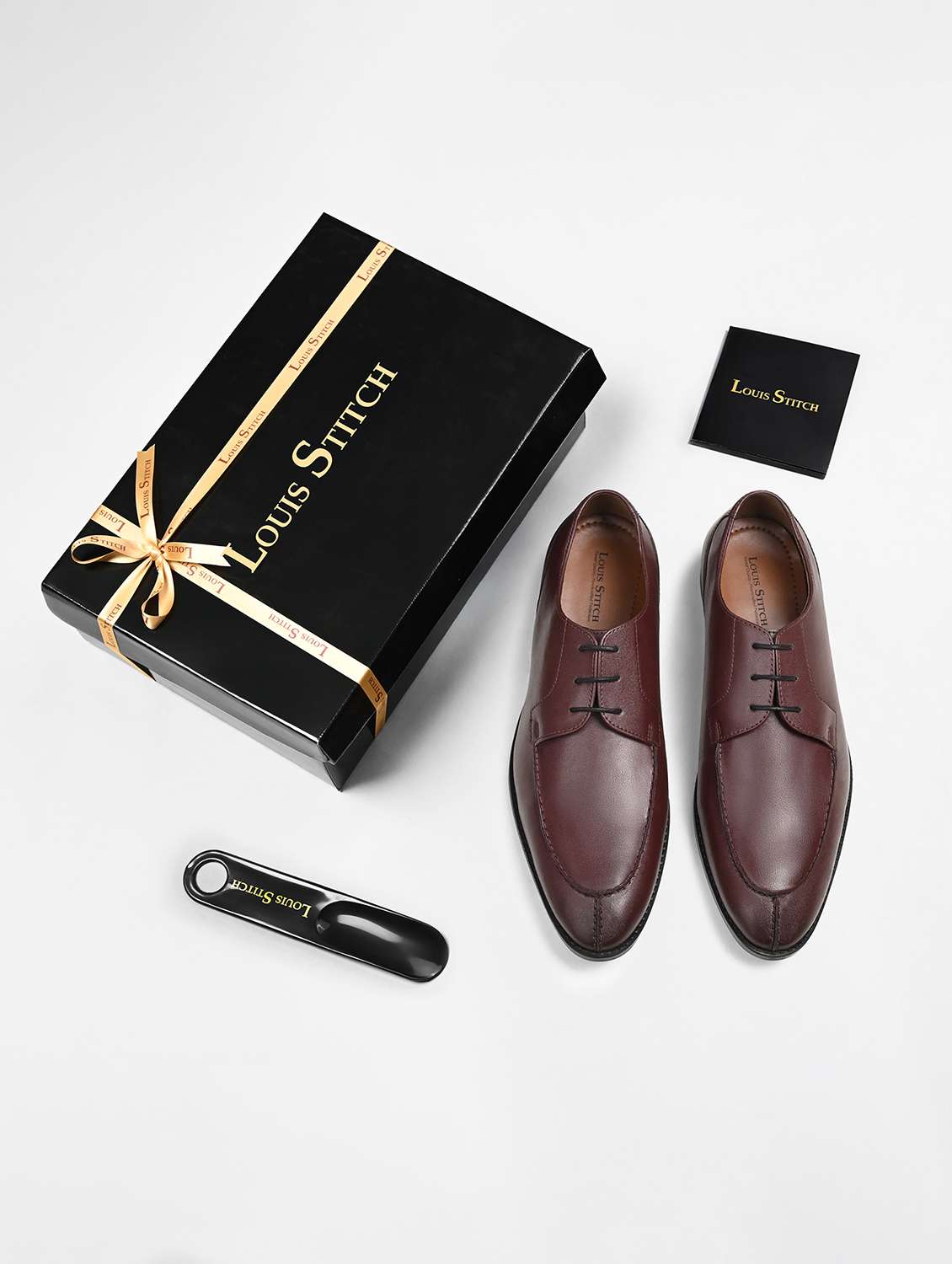 Men Solid Lace-up Derbies - 21748082 -  Standard Image - 4