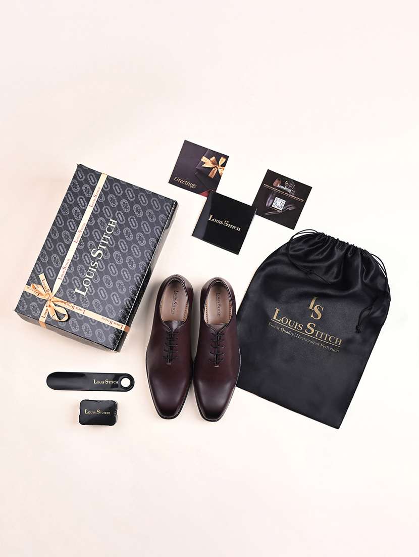 men solid lace-up oxfords - 21748102 -  Standard Image - 4