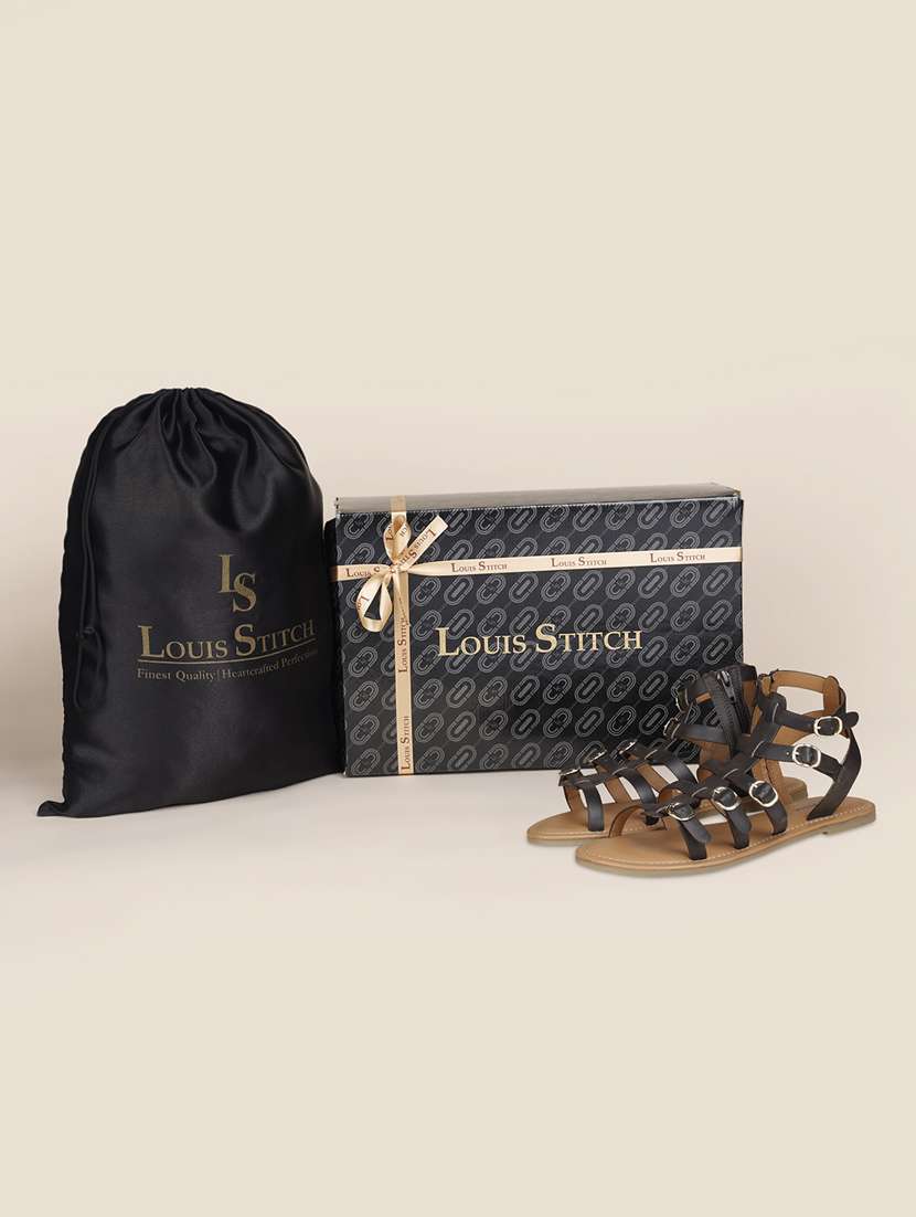 women solid gladiators sandal - 21748341 -  Standard Image - 4