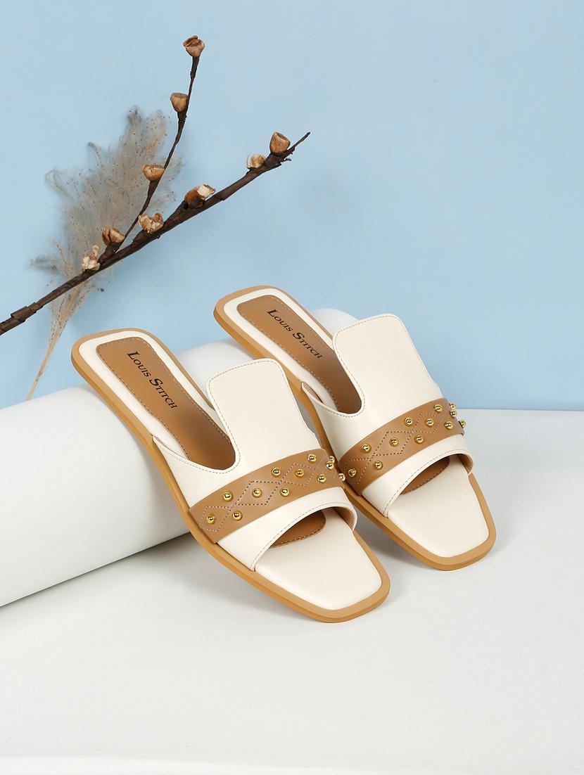 women white slip on sandal - 21748349 - Zoom Image - 0