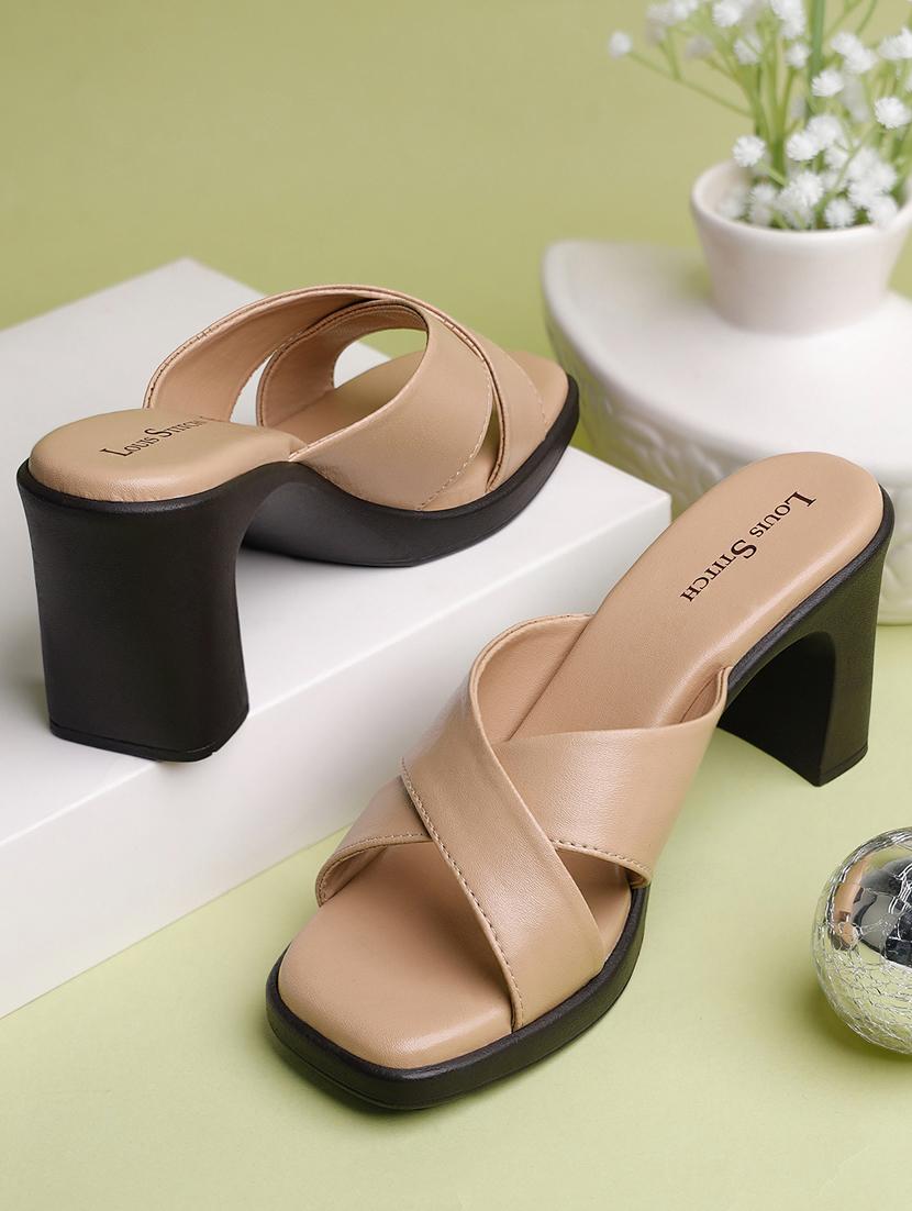 women beige slip on sandal - 21748366 - Zoom Image - 0